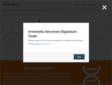 Tablet Screenshot of invenietis.com